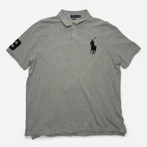Polo Ralph Lauren Big Pony Grey Polo Shirt XXL Classic Fit
